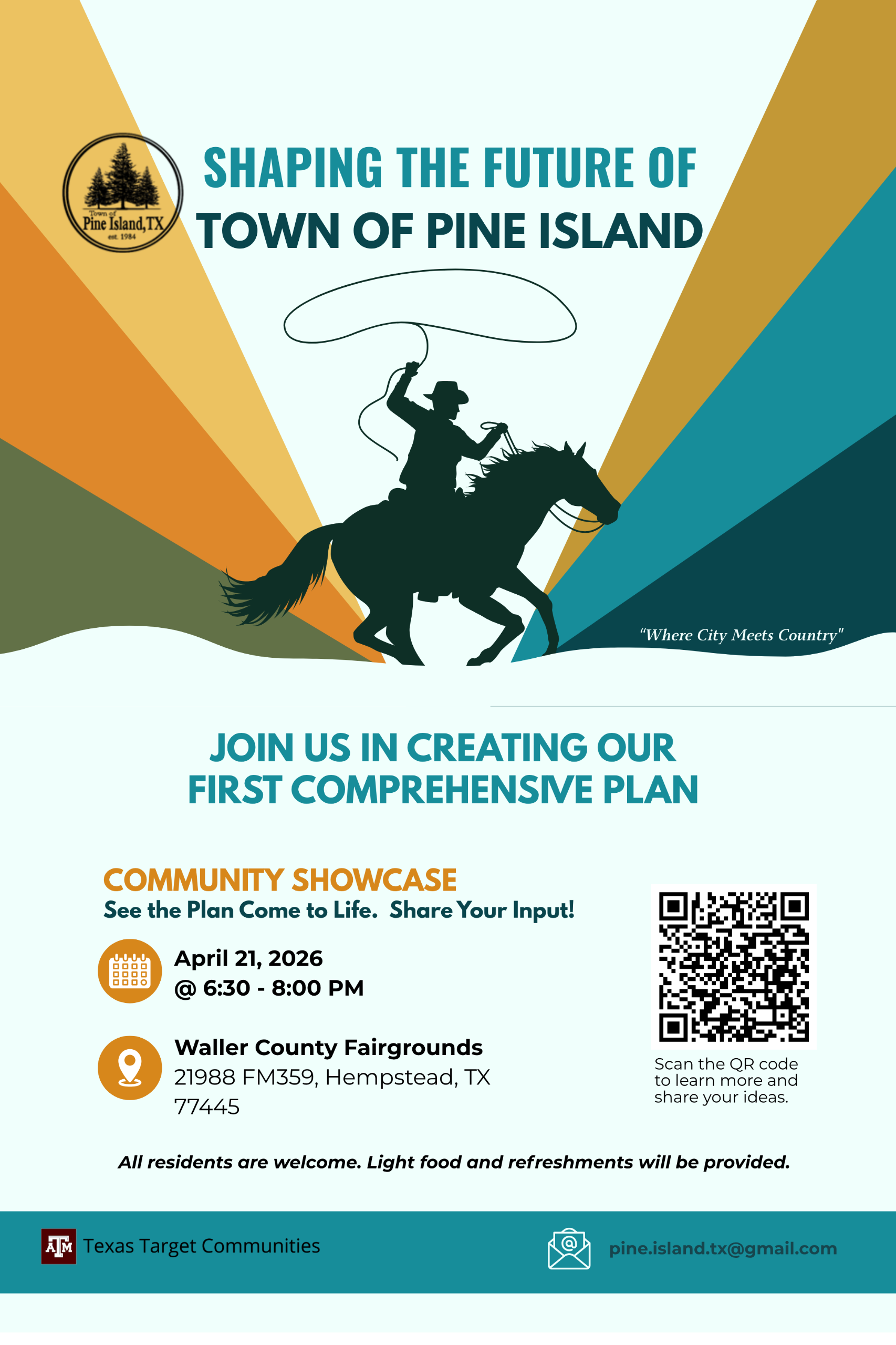Meeting Flyer for Comprehensive Plan Workshop